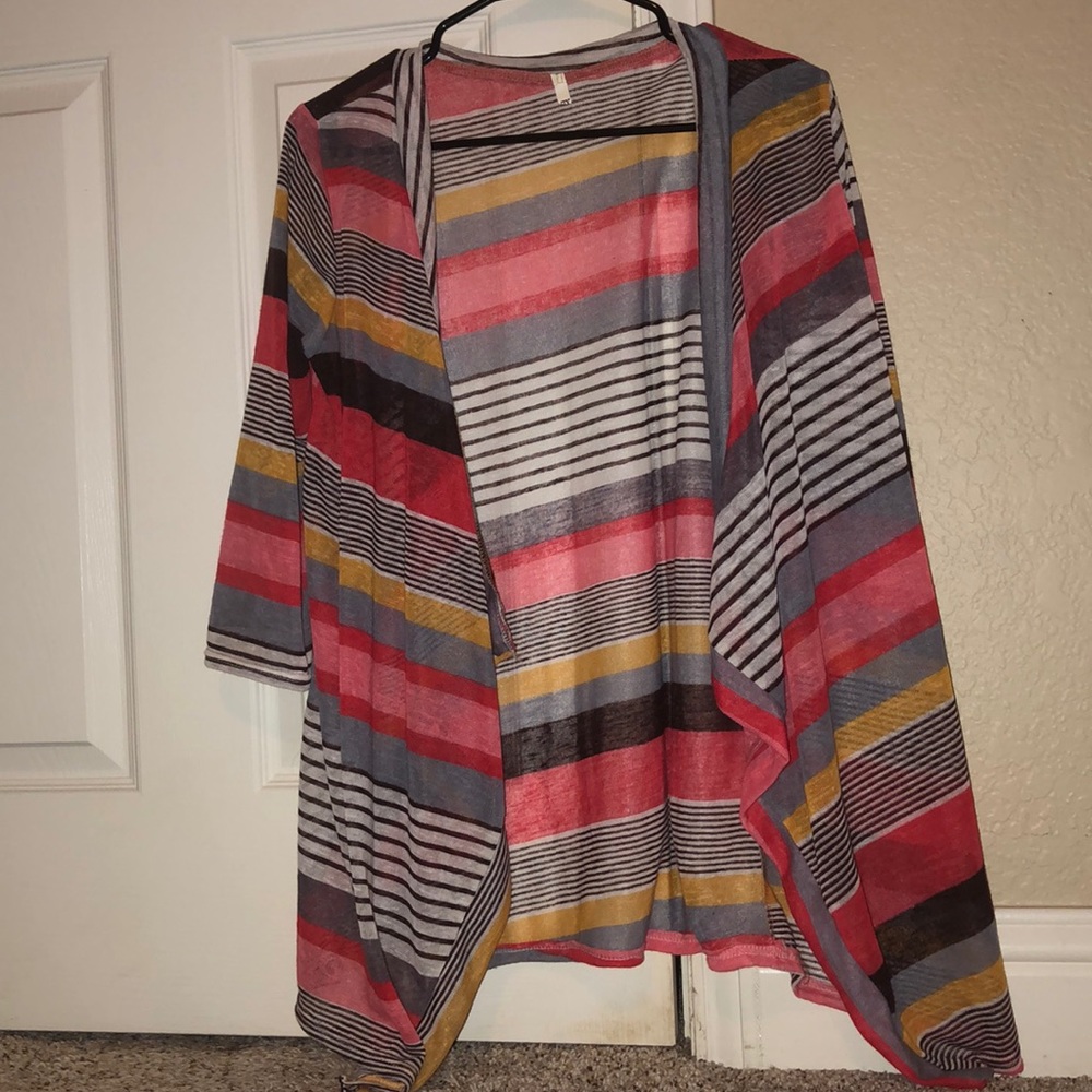 Striped cardigan